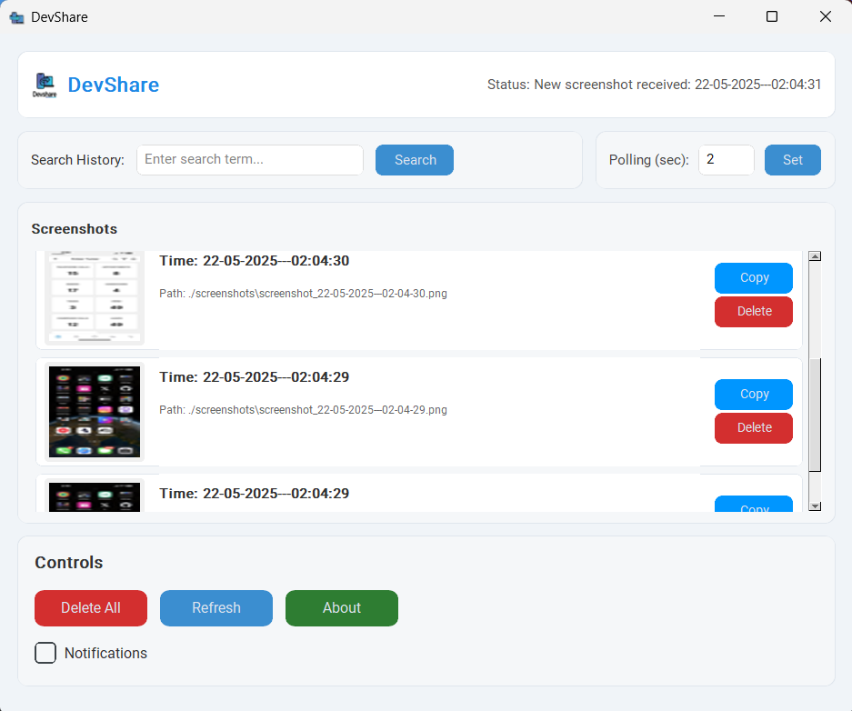 DevShare - Full View